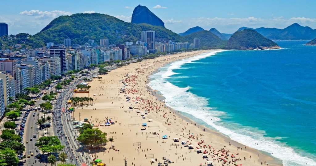 Strand an der Copacabana